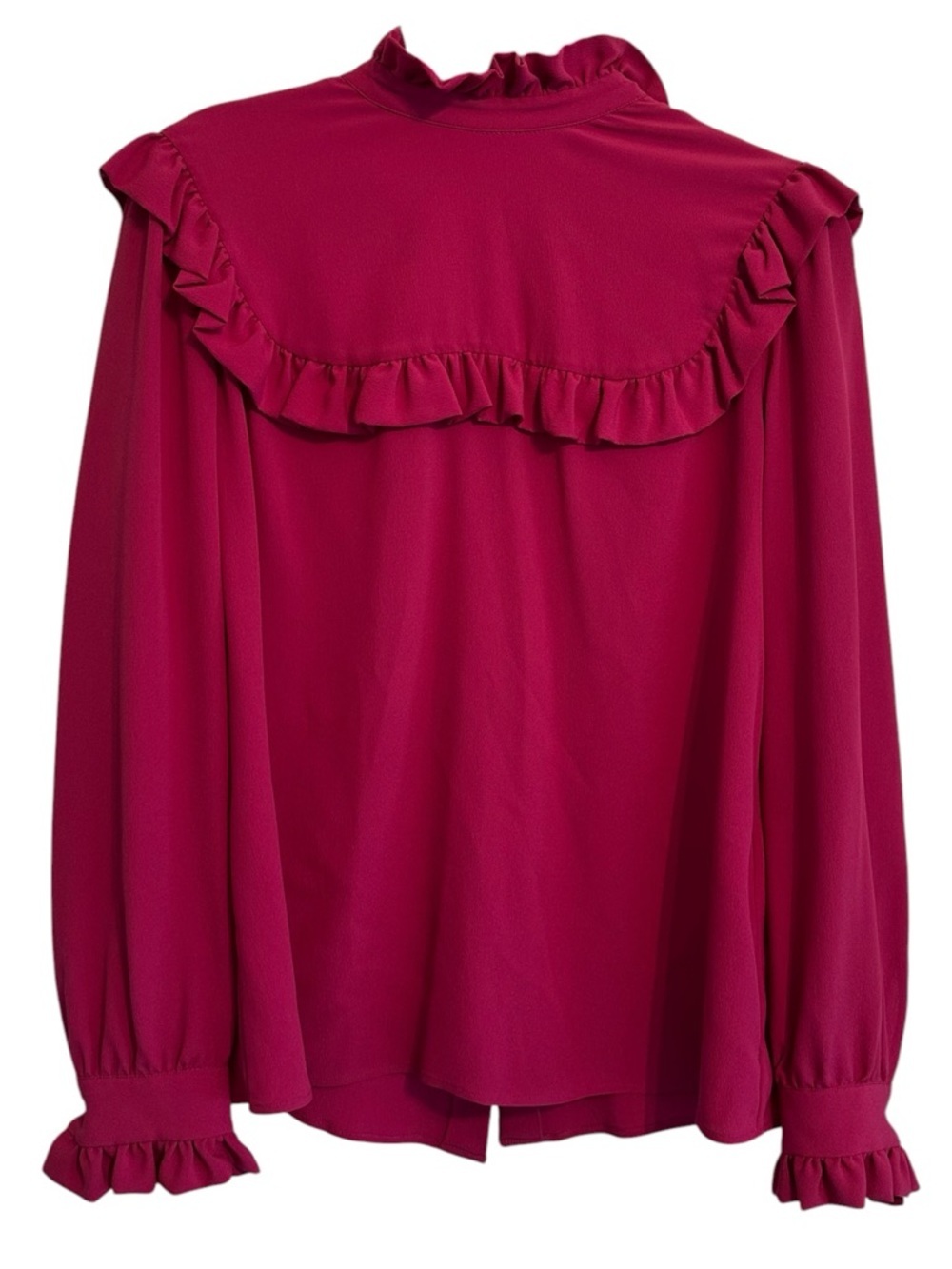 Missoni Ruffled High Neck Blouse Size 44